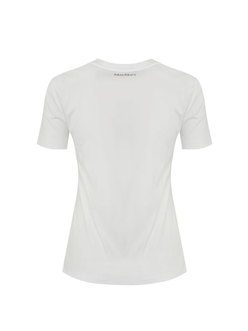 T-shirt Won in jersey con stampa orchidea MAX MARA STUDIO | 2516941012600010